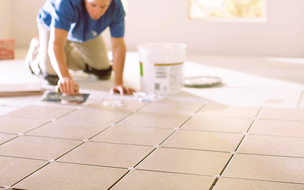 tile flooring installation